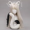 thumbnail image 5 of Giaone Plush Tiger Ear Headband Tail Handmade Hair Hoop for Washing Face, 5 of 11