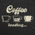 thumbnail image 2 of Mens Coffee Loading T Shirt Funny Mugs Caffiene Computer Novelty Tee Graphic Tees, 2 of 7