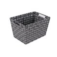 thumbnail image 1 of Jessar - Panier de Rangement en Tissu, 35.5X25X22 cm, Gris, 1 of 1