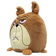 thumbnail image 5 of Hangry Petz: Charlie Bulldog - 12" Brown Animal Plush, Squeeze Tummy For Sounds, Hungry Angry Expression, Embroidered Face, Soft Round Companion, Kids, 5 of 12