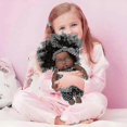 thumbnail image 3 of Black Baby Dolls For 3 Years Old Girls Reborn Baby Toy Doll Washable Real Looking Baby Dolls 8in American African Girl Baby Doll, 3 of 3