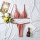 thumbnail image 5 of Traje de baño de 2 piezas para mujer, trajes de baño para mujer, bikini dividido para mujer, bikini liso, conjunto de traje de baño dividido de dos piezas para mujer, 5 of 5