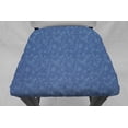 thumbnail image 3 of Splatter Dining Room Chair Back Covers or Seat Covers by Penny's Needful Things (Both Chair Back & Seat Cover) (17 W x 15 H CHAIR BACK) (Dark Blue), 3 of 3
