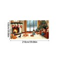 thumbnail image 3 of Trovenix Christmas Garage Door Large Festive Holiday Background Flag Decorative Banner For Garage Door Outdoor Indoor Home Party Holiday Decor, 3 of 9