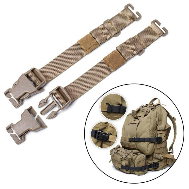 Forzero Backpack Chest Strap Adjustable Backpack Sternum Strap Chest Belt with Buckle for Hiking and Jogging, Adult Unisex, Size: One size, Beige