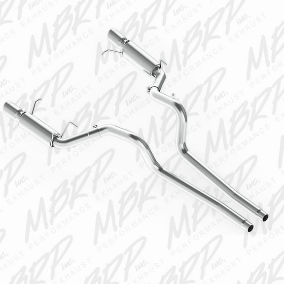 MBRP 11-14 Mustang GT 5.0L Dual Split Rear Race AL Cat Back Exhaust System