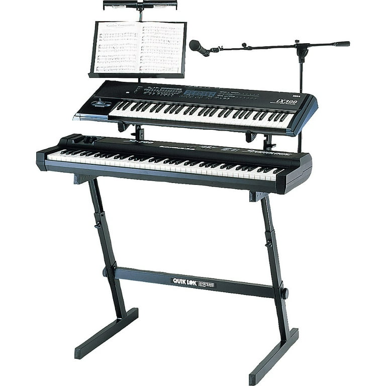 Quiklok Z71ALU Stand clavier léger série Z - noir