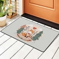 thumbnail image 2 of Love Happy Little Fox Entryway Rug, Non-Slip Absorbent Door Mat for Living Room Kitchen Bathroom Entrance, 36"x24", 2 of 8