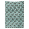 thumbnail image 3 of Ambesonne Floral Tablecloth Rectangular Table Cover, Nature Birds, 60"x84", Pale Blue Brown, 3 of 4