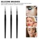 thumbnail image 2 of 3 pinceles de maquillaje de silicona para sombras de ojos y labios, herramientas profesionales, 2 of 6