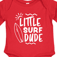 thumbnail image 4 of Inktastic Little Surf Dude with Surfboard Boys Long Sleeve Baby Bodysuit, 4 of 5