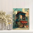 thumbnail image 2 of UXIEQU Japanese Street Scene Illustration Canvas Print 15.75x11.81 Inches, 2 of 8