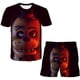thumbnail image 1 of Ropa de cinco noches en Freddy para niños y niñas, trajes de verano para niños, camisetas informales de manga corta + Pantalones cortos informales, ropa 6T Gao Jinjia LED, 1 of 2