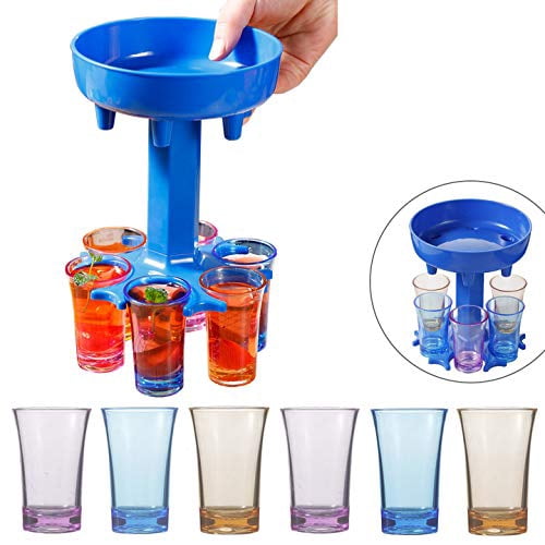 Bar Multiple Shots Cocktail Dispenser Six Ways 6 Shot Glass Dispenser
