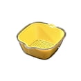 thumbnail image 2 of Plastic Draining Basket for Vegetables - Food Safe, Space Saving Kitchen Organizer & Storage Container, Easy Clean Multi-Purpose Use, 2 of 7