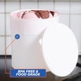 thumbnail image 4 of 3 Gallon Ice Cream Container with Lid - Freezer Storage Containers, Round Plastic Containers with Lid, 10 count, 4 of 5