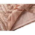 thumbnail image 7 of PrettyGuide Women's One Shoulder Sequin Tops Ruffle Sexy Sparkle Blouse Club Party Top, 7 of 7