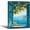Lemon Tree, variant on Mediterranean Window View Framed Wall Art Posters Coastal Lemon Tree Canvas Prints Blue Seascape Posters Modern Nature Canvas Wall Art Pictures for Bedroom Living Room Office Decor