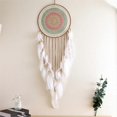 thumbnail image 4 of Woven Round Dream Catcher with Feather Tassel,A, 4 of 5
