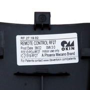 GhostBed Okin Adjustable Bed Remote Control Replacement Model RF.27.19.02