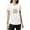 white, variant on BOW & DRAPE Womens White Short Sleeve Crew Neck T-Shirt Size: L