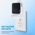 thumbnail image 4 of Outlet Wall Mount for Blink Sync Module 2 with Short Cable,Save Space Easy Move Easy Installation No-Drilling Mounting, 4 of 5