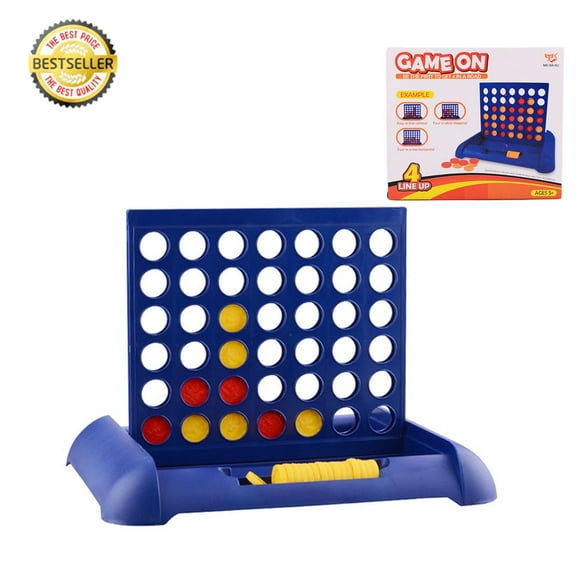 Connect 4 To Score Board Four In A Row Game For Kids Adults Gift Set / Connecter 4 pour marquer le tableau quatre dans un jeu en ligne pour enfants adultes