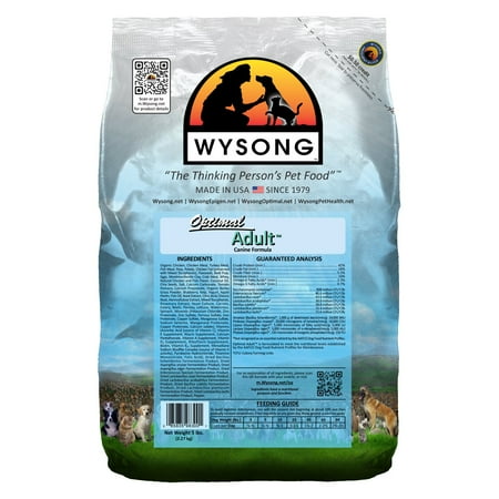 UPC: 0085835983001 | wysong optimal adult canine formula dry dog food- 5 pound bag