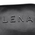 thumbnail image 3 of Bolso bandolera de piel auténtica para mujer, bandolera con letras, suave para el trabajo (negro) Ehuebsd Para Estrenar, 3 of 9