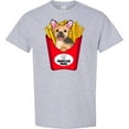 thumbnail image 3 of Inktastic Cute Frenchie in French Fries T-Shirt, 3 of 5
