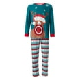 thumbnail image 2 of DuAnyozu Holiday Family Matching Pajamas Christmas Pjs Set Long Sleeve Tops Xmas Pajamas Pant Cute Family Jammies, 2 of 10