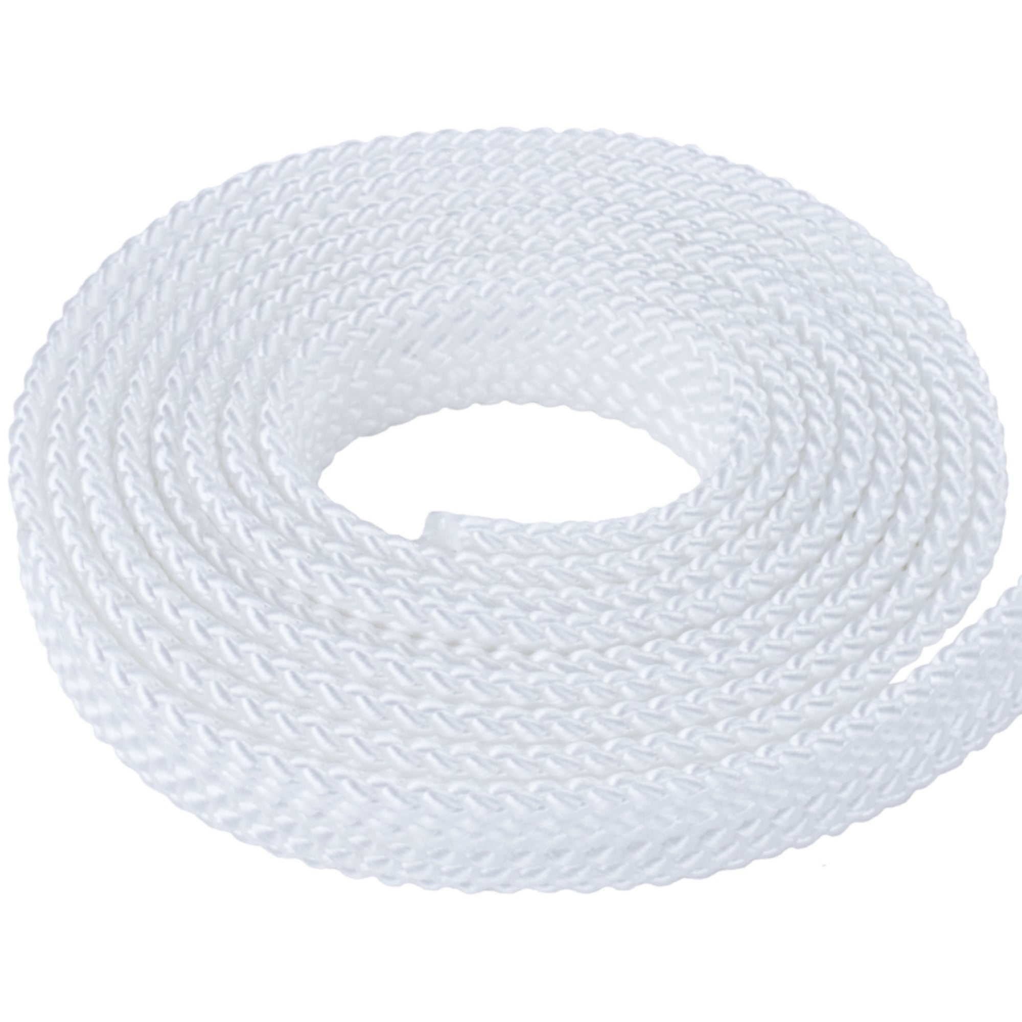 #6 3/16" X 1000 White Diamond Braided Poly Pro Rope 