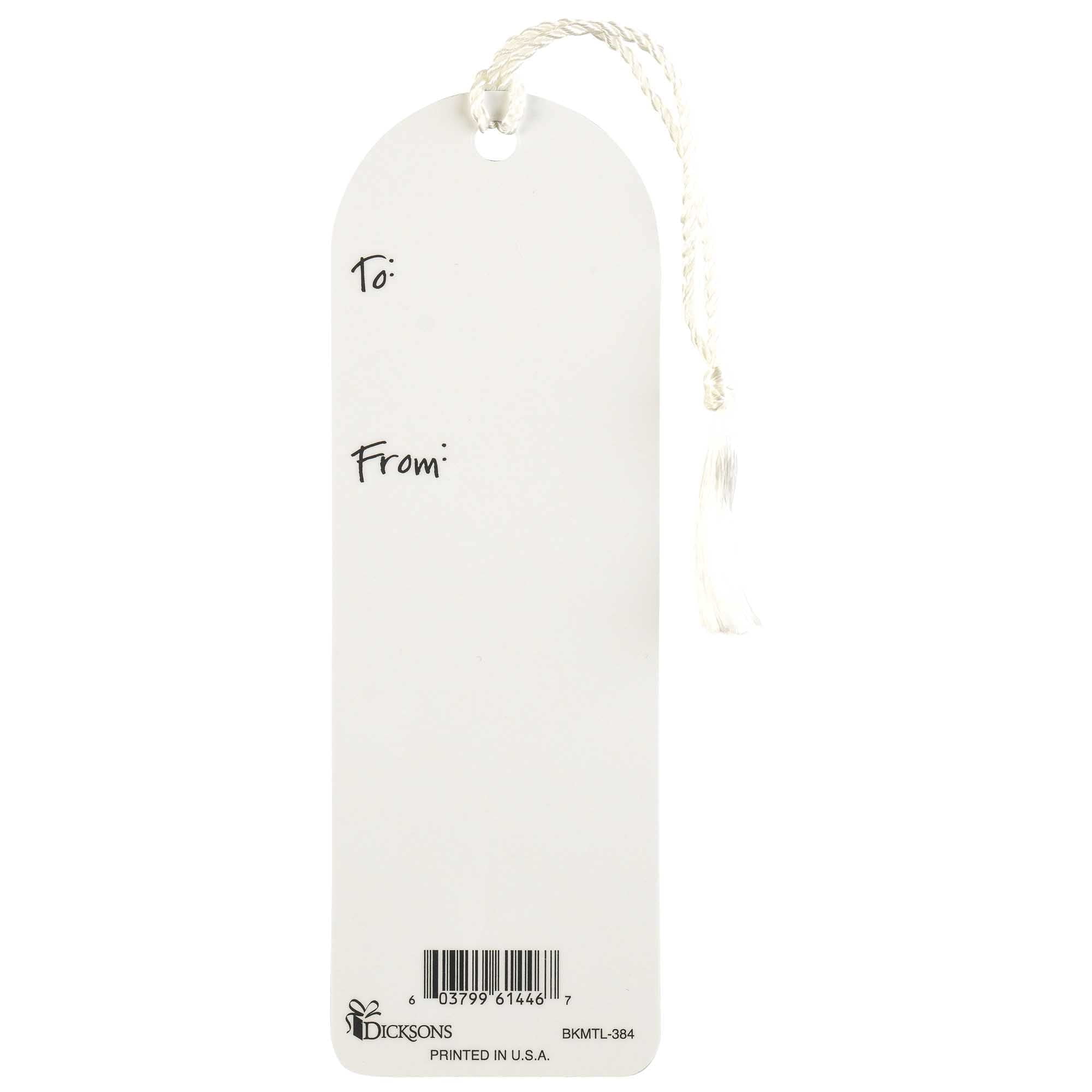 Dicksons Walk by Faith Blue 6 x 2 Inch Cardstock Keepsake Tassels Bookmarks Pack of 12