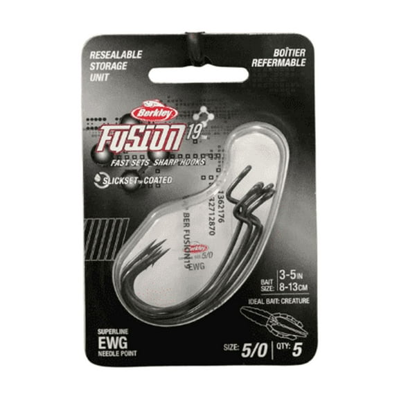 Berkley Fusion19 Superline EWG Fishing Hooks