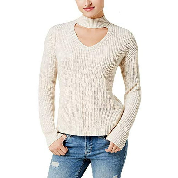 American Rag Juniors Choker Sweater Womens sweater MSRP $65 Beige XL