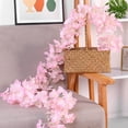 thumbnail image 3 of Guirnalda De Flores Artificiales De Sakura, Vides De Seda Para Decoración Del Hogar, Fiesta De Boda, 3 of 8