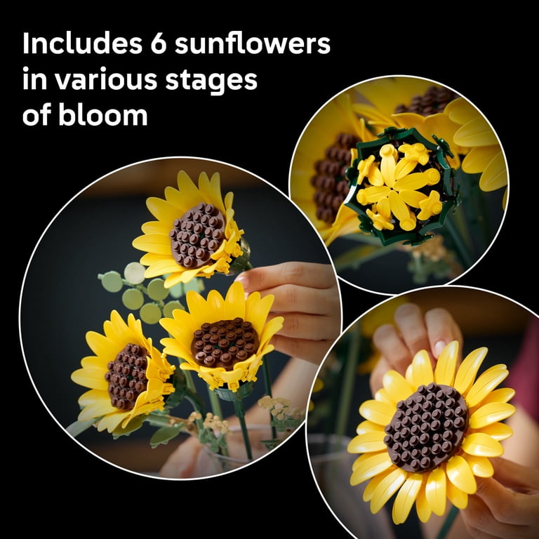 LEGO, Botanical Sunflower Bouquet Building Set 11502 for Adults