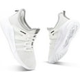 thumbnail image 3 of Kushyshoo Kids Sneakers White Running Tennis Athletic Shoes for Girls Size 13 (Little Kid), 3 of 6