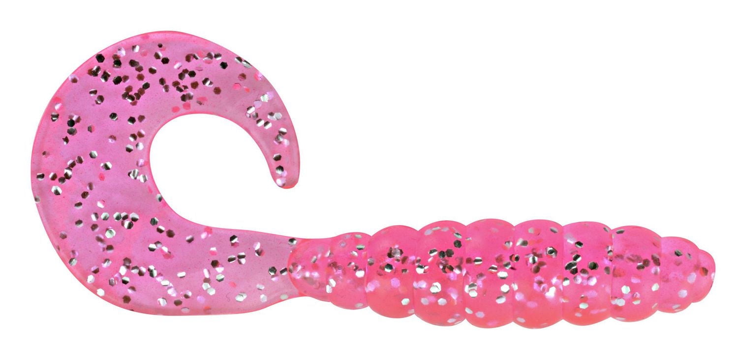 Apex AP-CT3-68 Curly Tail 3" Pink/Silver Flake