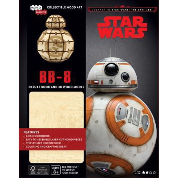 Pre-Owned IncrediBuilds: Journey to Star Wars: The Last Jedi: BB-8 Deluxe Book and Model Set: An Inside Look at the Intrepid Little Astromech Droid ... Wars: J... (Hardcover) 1682980871 9781682980873