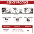 thumbnail image 5 of Christmas Winter Table Runner, Christmas Tree Ball Tabletop Runners Xmas Joy to the World Seasonal Holiday Table Decoration for Farmhouse Kitchen Dinning Home Indoor Party Decor 13.8x71in, 5 of 6