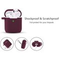 thumbnail image 3 of Funda para Airpods Filoto Silicone Burgundy para Airpods 2 y 1, 3 of 6
