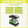 thumbnail image 6 of 40V 6.0Ah Lithium Battery for Ryobi 40 Volt OP4026 OP40602 OP4050A OP4040 OP40401 OP4050 Power Tools, 6 of 6