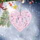 thumbnail image 1 of MAOWAPLG Adornos decorativos para el día de San Valentín Ofertas 10 piezas Decoración del día de San Valentín Máscara en forma de corazón Adorno colgante para árbol de recuerdo, 1 of 6