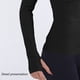 thumbnail image 5 of Hukapapa Ropa deportiva negra para mujer, camiseta de manga larga, ropa deportiva para correr, ropa de yoga, s, 5 of 6