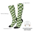 thumbnail image 6 of Fotbe Cute Broccoli print Women's Men's Novelty Crew Socks Cotton Socks Knee High Socks for Walking,Running,Nurses,Pregnancy, 6 of 8