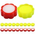 thumbnail image 1 of Miangastore Finger Moistener Sponge Cup Flower Design 20Pcs 2.7x2.7x0.9In, 1 of 8