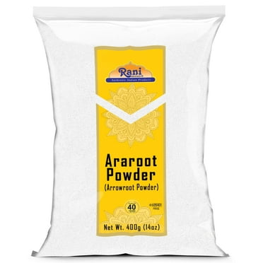 Rani Araroot (Arrowroot) Powder, Starch 14oz (400g) ~ All Natural | Gluten Friendly | No Color | Vegan | NON-GMO | Kosher