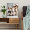 thumbnail image 5 of Ballet Animal Nursery Canvas Wall Art, Bunny Elephant Squirrel Ballerina Print, Girls Room Decor, 5 of 8