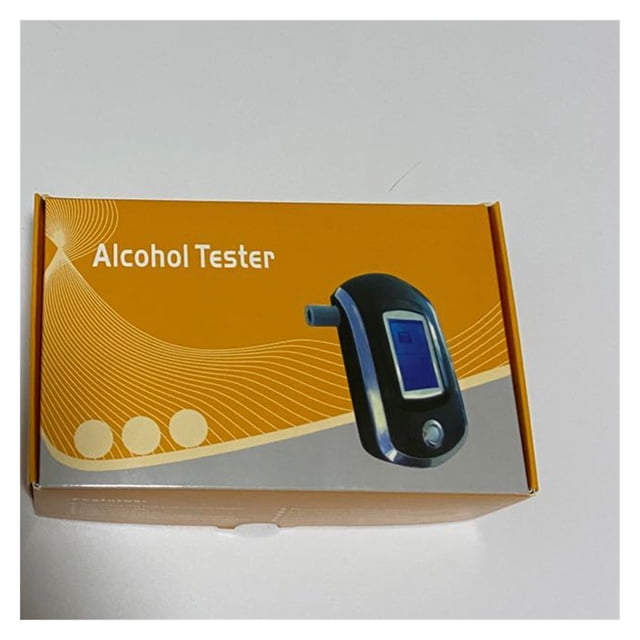Digital Breath Alcohol Tester Mini Professional Police AT6000 Alcohol Tester Breath Drunk Driving Analyzer LCD Screen ,Accuracy High